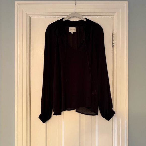 Brochu Walker Black Sheer Blouse - Picture 3 of 7